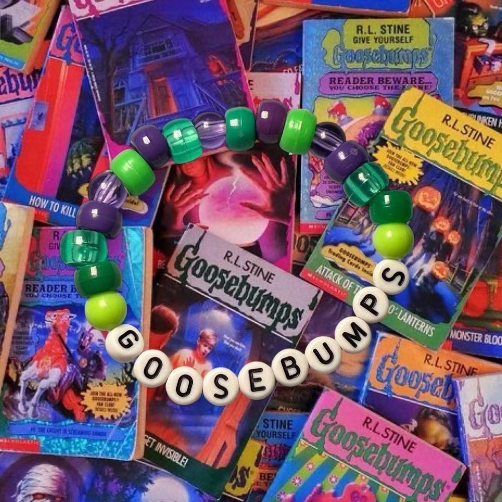 👻 Goosebumps Glow in the Dark Beaded Kandi Bracelet 👻